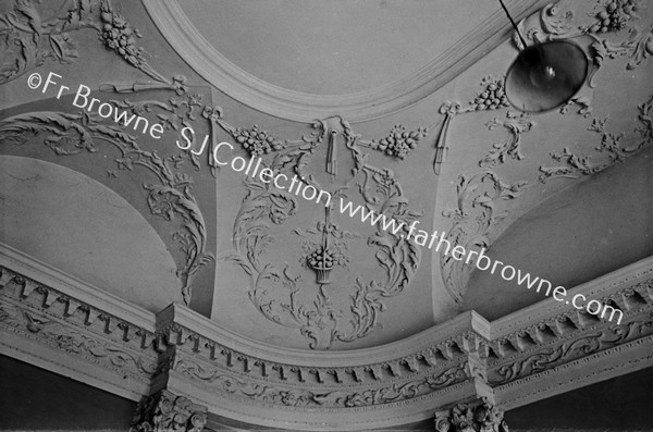 KILSHANNIG HOUSE PANEL OF CEILING OF HALL